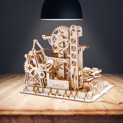 3D Wooden Marble Run Tower...